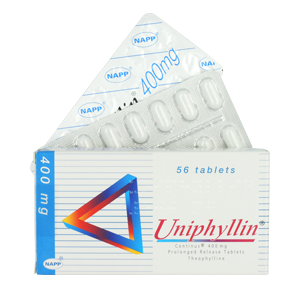 Uniphyllin Continus Tablets 400 mg